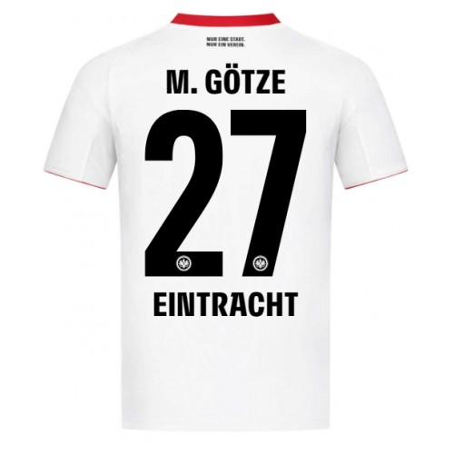 Eintracht Frankfurt Mario Gotze #27 Replika Bortatröja 2025-26 Kortärmad